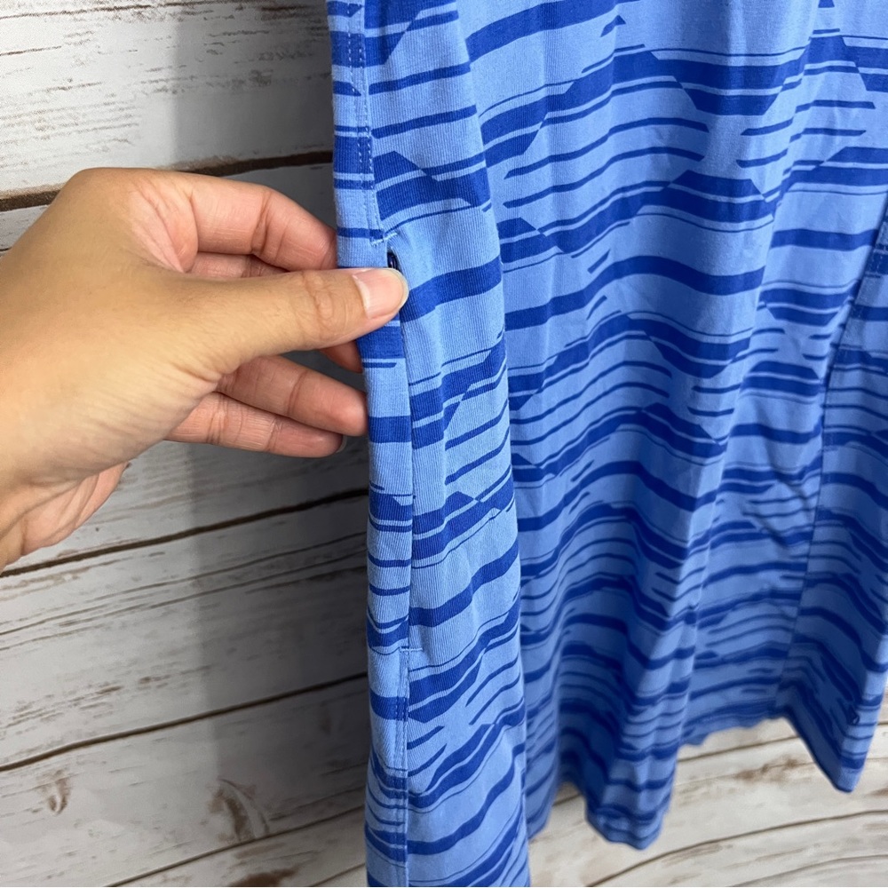 Mountain Hardwear Blue Patterned Active Athletic … - image 3